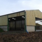 Agricultural shed completed (painted)