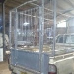 Beaters truck cage and door.