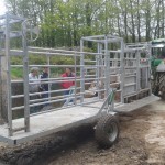 Cattle handling mobile system.