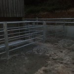 Cattle handling system's entrance