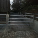 Cattle handling system's holding pens