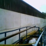 Concrete panel wall