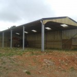 Galvanised agricultural shed