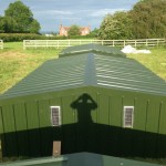 Pheasant house roof veiw