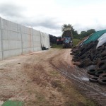 Silage pit completed