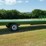 Single axel 22ft bale trailor